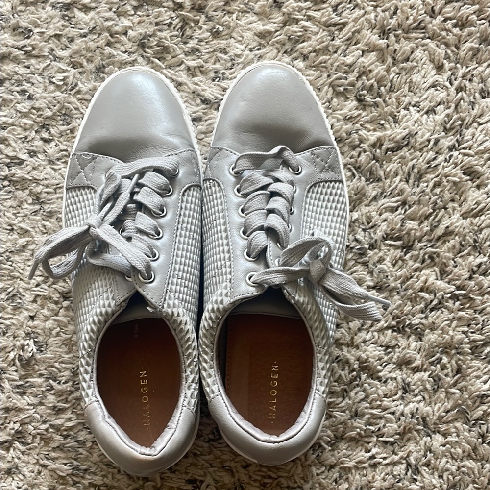 Halogen Gray Lace-Up Shoes